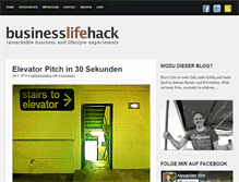 Tablet Screenshot of businesslifehack.de